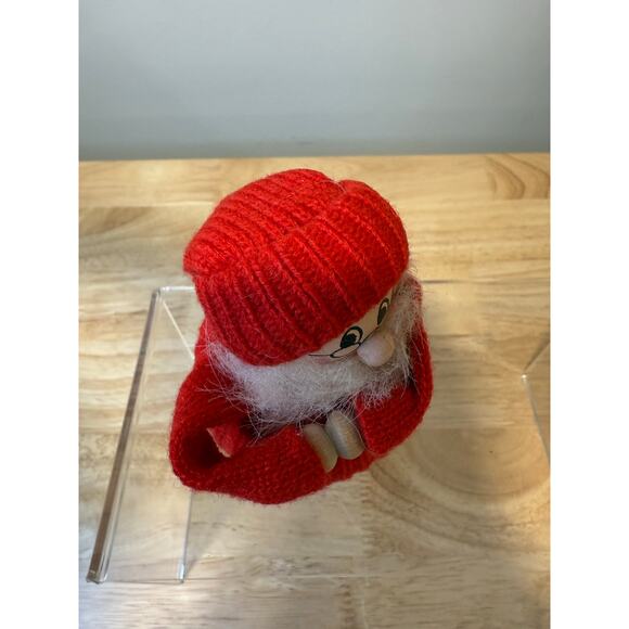 Ljungstroms Of Sweden Tomte Wooden Figure Jolly Santa With Hearts JL - Picture 7 of 11